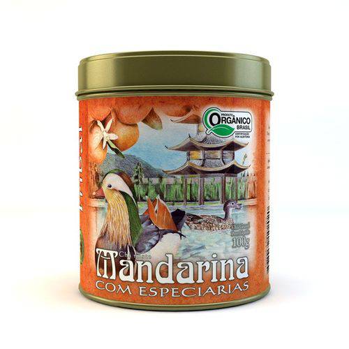 Chá Orgânico Mate Mandarina Especiarias. Granel 100g