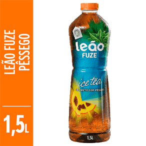 Chá Preto Leão Fuze Ice Tea Pêssego 1,5l