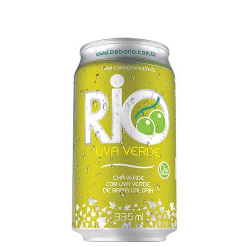 Chá Rio Verde Lata 335ml Uva Verde com 12 Unidades
