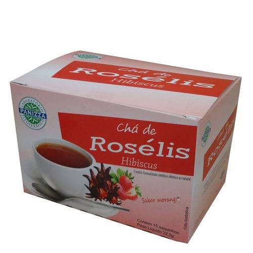 Chá Roselis/hibiscus (c/aroma de Morango) 15 Saquinho - Panizza
