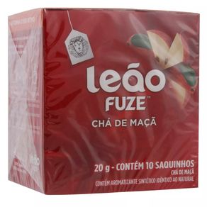 Chá Sabor Maça Leão 20g com 10 Saquinhos