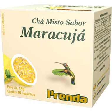 Chá Sabor Maracujá 10 Sachês Prenda 14g