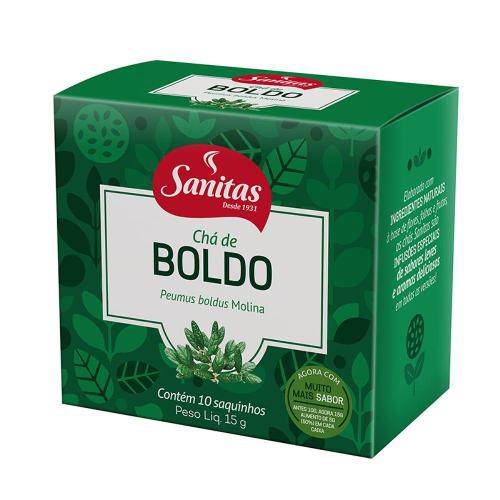 Chá Sanitas Boldo 10 Sachês