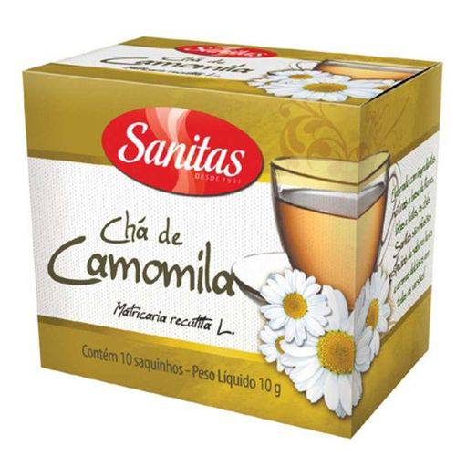Chá Sanitas Camomila 10 Sachês