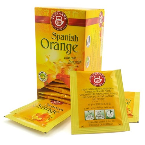 Chá Teekanne Spanish Orange. 20 Saches.