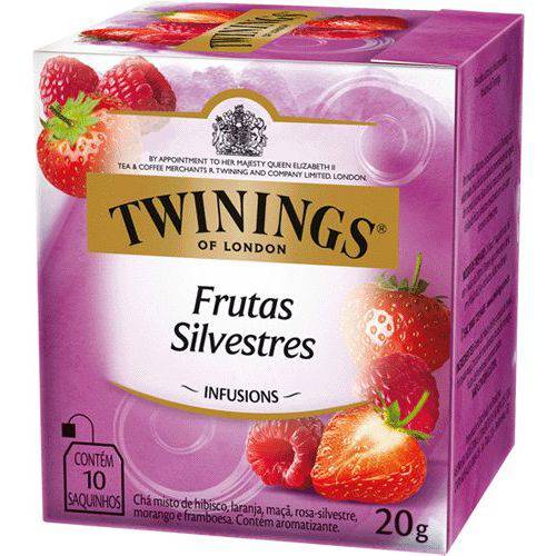 Chá Twinings Of London Frutas Silvestres Caixa com 10 Sachês