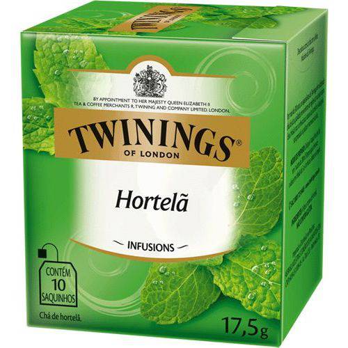 Chá Twinings Of London Hortelã Caixa com 10 Saches
