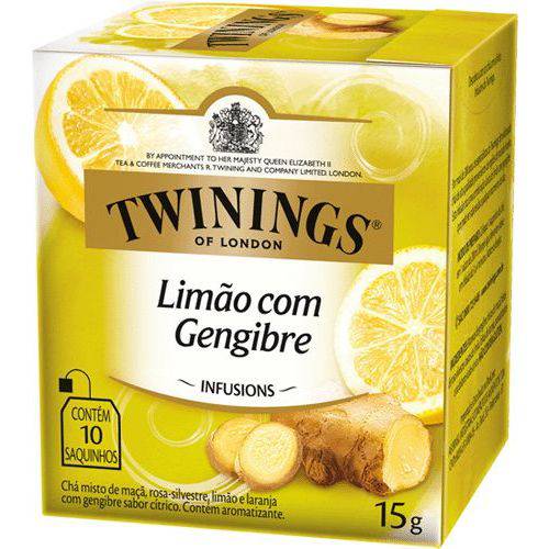 Chá Twinings Of London Limão com Gengibre Caixa com 10 Sachês