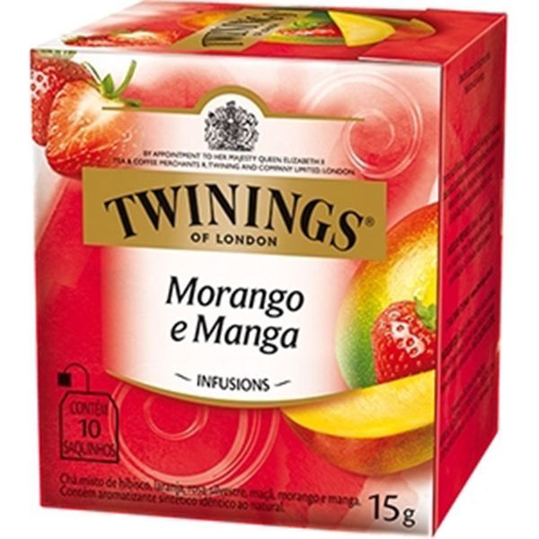 Chá Twinings Of London Morango e Manga Importado