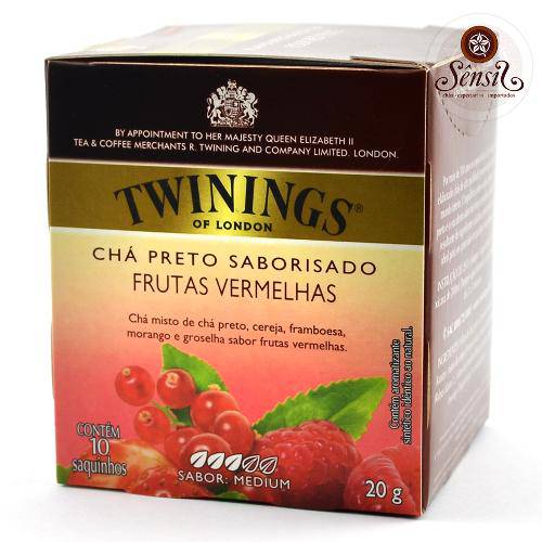 Chá Twinings Of London Preto com Frutas Vermelhas