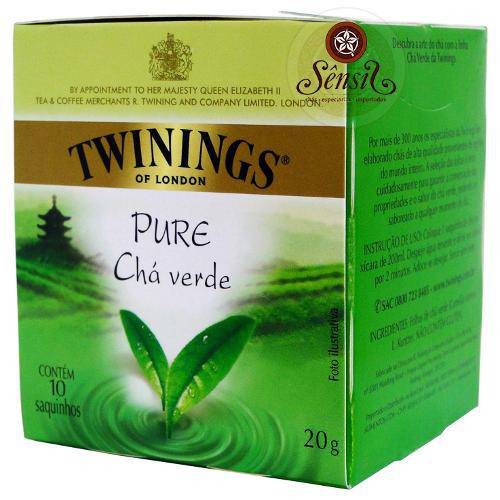 Chá Twinings Of London Verde Puro Inglês Importado