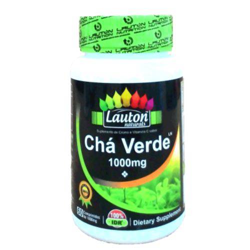 CHÁ Verde - 1000 Mg - 60 Tabl - Lauton Nutrition