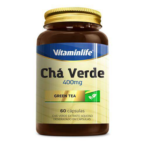 Chá Verde 400mg 60 Caps - VitaminLife
