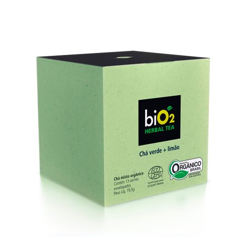 Chá Verde + Limão Herbal Tea - Bio2 - 19,5g