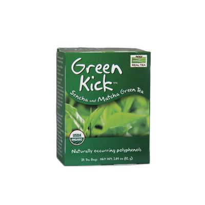 Chá Verde Matchá Orgânico 41g com 24 Sachês - Now