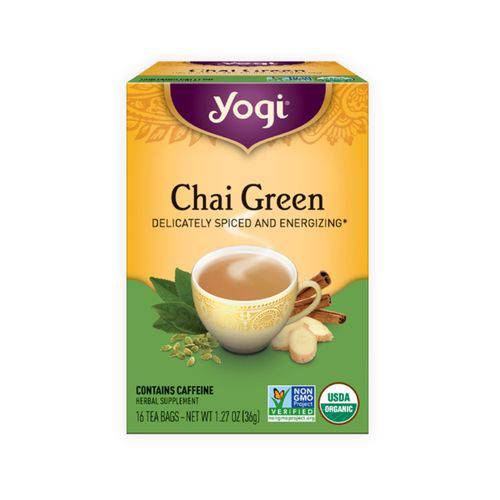 Chá Yogi Chai Green 16 Tea Bags 36g