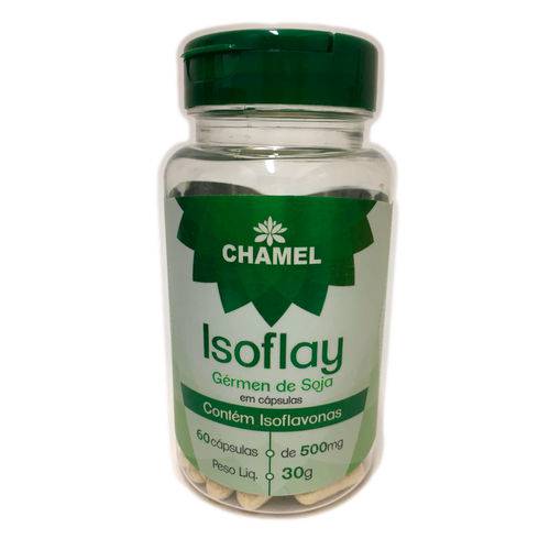 Chamel - Cápsulas Isoflay 500 Mg 60 Caps 30g - Isoflavona / Gérmen de Soja