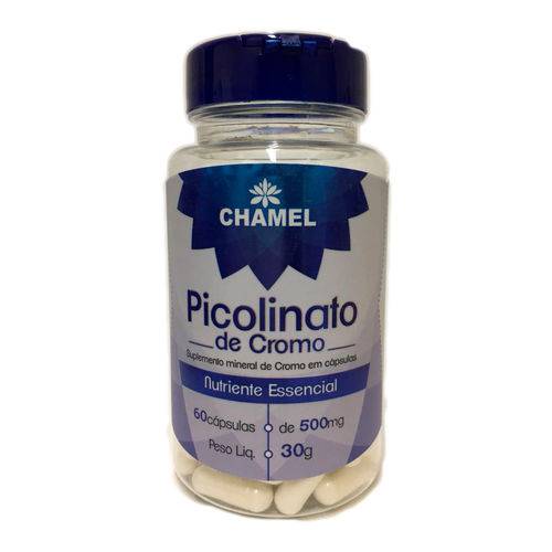 Chamel - Cápsulas Picolinato de Cromo 550mg 60 Caps 30g