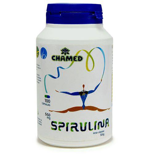 Chamel - Cápsulas Spirulina 550mg 100 Caps 55g