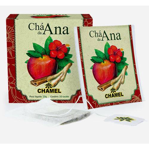 Chamel - Sache Chá da Ana - Maça com Hibiscus 15g
