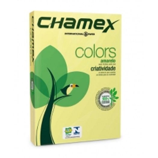 Chamex Color 21x29,7cm 75gr A4 Amarelo 500 Folhas