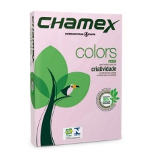 Chamex Color 21x29,7cm 75gr A4 Rosa 500 Folhas