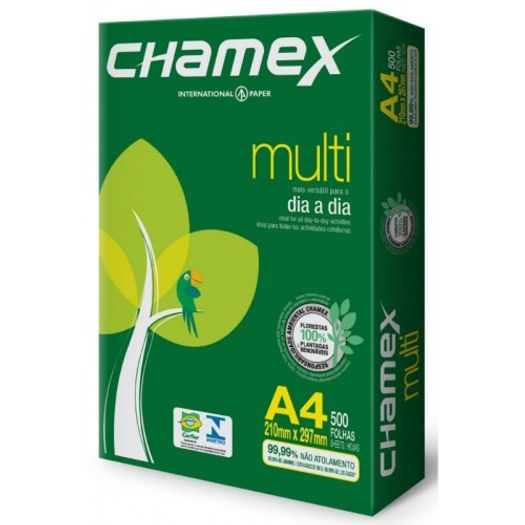 Chamex Multi 21x29,7cm 75gr A4 Resma 500 Folhas