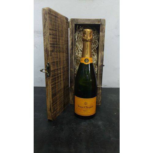 Champagne Veuve Clicquot Brut 750ML com Caixa Madeira