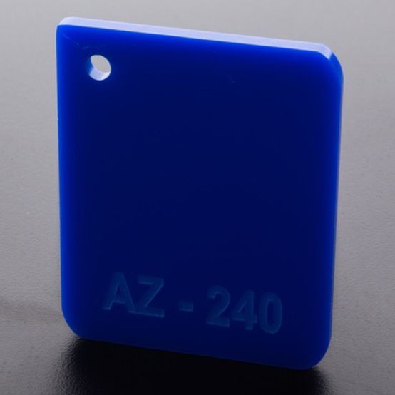Chapa Acrílico Cast Azul 240 2mmx1350mmx1850mm