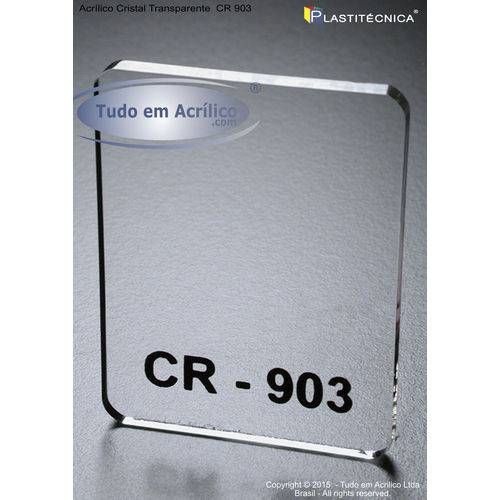 Chapa Placa de Acrílico 1 X 1 Metro - 2mm Cristal