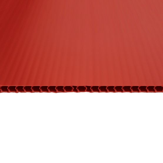 Chapa Plastionda/Polionda Vermelha 3mmx1300mmx2000mm
