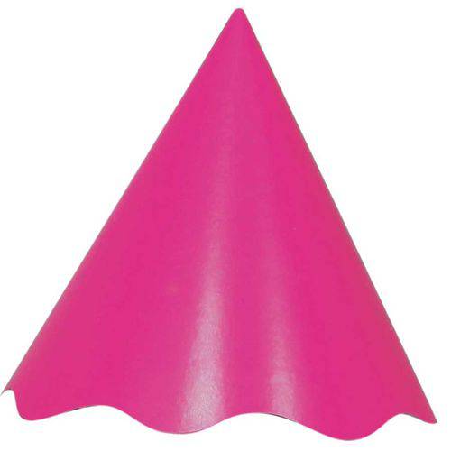 Chapéu Cone Pink 8 Unidades