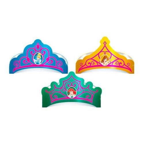 Chapéu Coroa Princesas 6un
