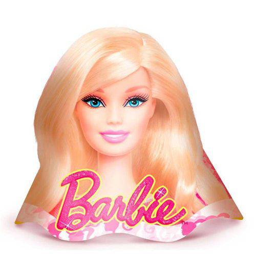 Chapeu de Aniversario Barbie Core 08 Unidades Regina Festas