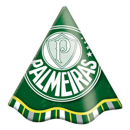 Chapéu de Aniversário Palmeiras - 08 Unidades - Festcolor