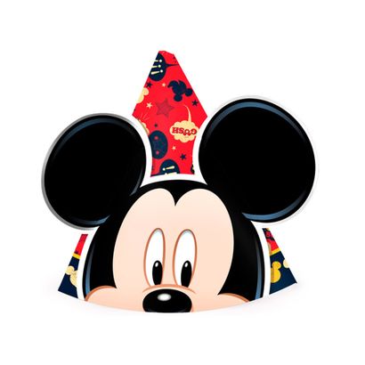 Chapéu de Festa Mickey Mouse 8un Disney Regina