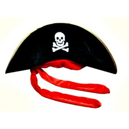 Chapéu Pirata Veludo - Unidade