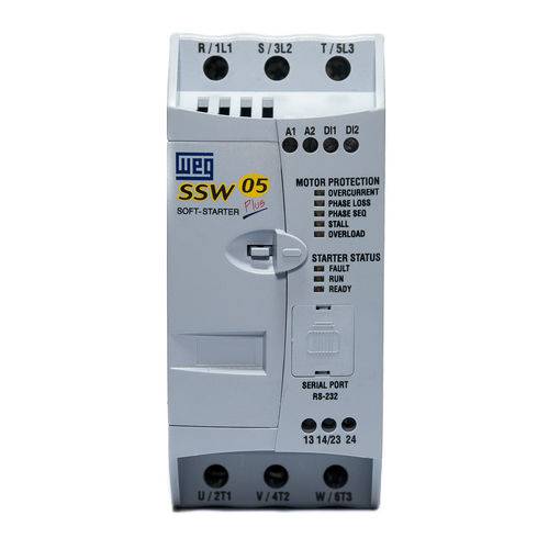 Chave de Partida Soft Starter Weg SSW05 23A 7,5Cv e 15CV