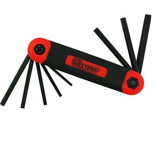 Chave Torx Tipo Canivete 8 Chaves em 1 Ref. 2928 - Western
