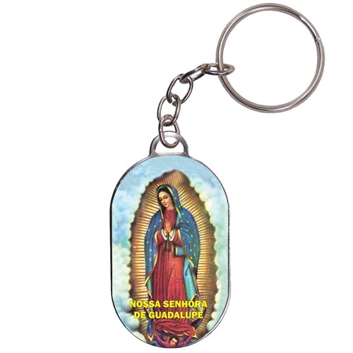Chaveiro Chapinha - Nossa Senhora de Guadalupe | SJO Artigos Religiosos