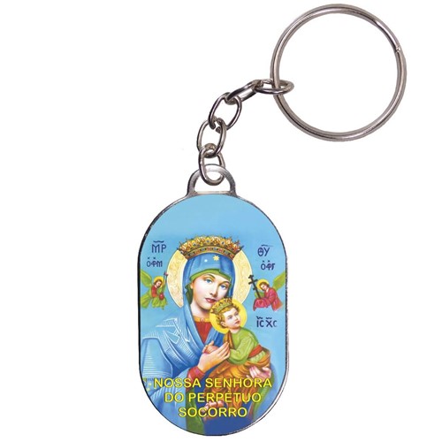 Chaveiro Chapinha - Nossa Senhora do Perpétuo Socorro | SJO Artigos Religiosos