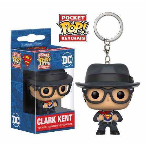 Chaveiro Clark Kent - Superman - Pocket Pop! Funko