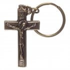 Chaveiro Crucifixo de Bronze | SJO Artigos Religiosos