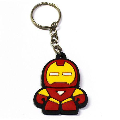 Chaveiro de Borracha Iron Man - Homem de Ferro - Vingadores