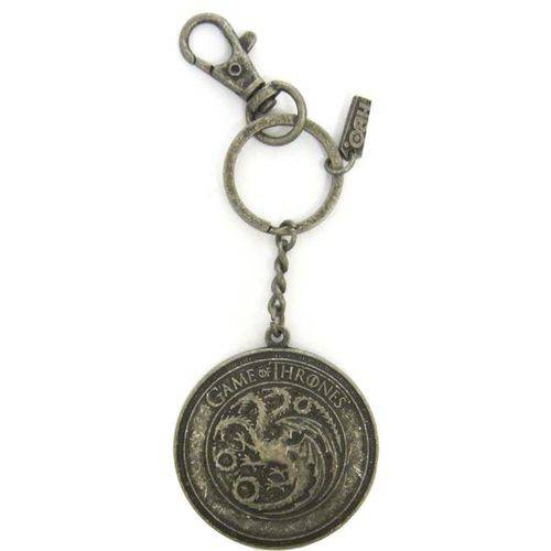 Chaveiro de Metal - Escudo Emblema Targaryen - Game Of Thrones - SD Toys