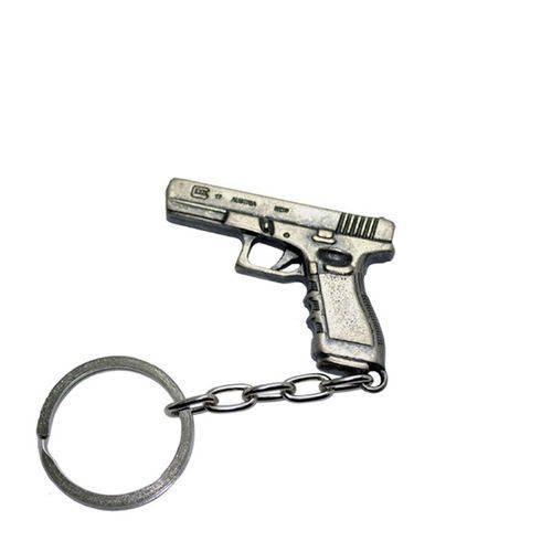 Chaveiro de Metal Pistola Glock