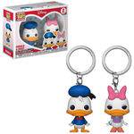 Chaveiro Funko Pop - Keychain Disney Donald/daisy 2pack