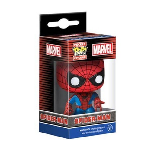 Chaveiro Homem-Aranha / Spiderman - Funko Pop Pocket Marvel
