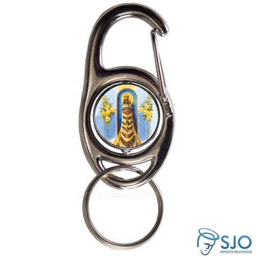 Chaveiro Mosquetão Nossa Senhora do Loreto | SJO Artigos Religiosos