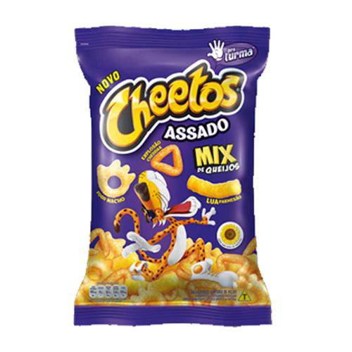10 Un Salgadinho Cheetos Requeijao Onda 45g - Elma Chips no Shoptime